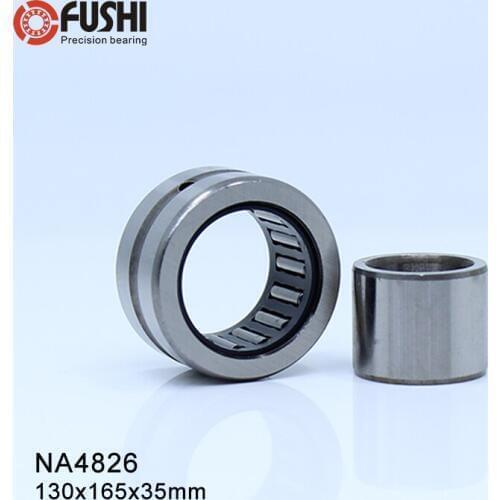 NA4826 Bearing 130*165*35 mm ( 1 PC ) Solid Collar Needle Roller Bearings With Inner Ring 4524826 4544826/A Bearing