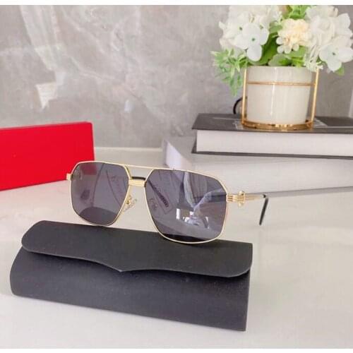 New 2021 HOT Women Men Big Face CT0270S Square Fashion Lenses Sunglasses Brand Design Box Eyeglasses Frame Eyewear Oculos De Sol