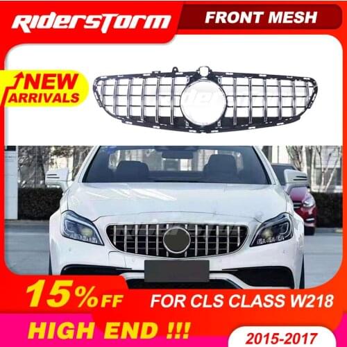 New Arrival Front Mesh For CLS 63 GT Grille Year 2015-2017 For Mercedez CLS 63 Front Bumper Grille W218 GT Grille