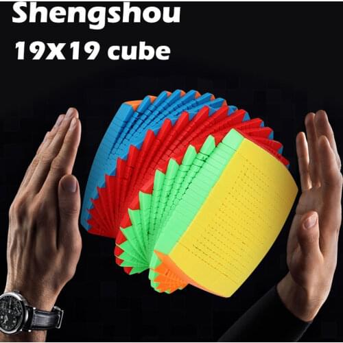 [Picube]shengshou 19x19 Magic cube puzzle SengSo 19 high level magio cubo educational twist creative toy game professional