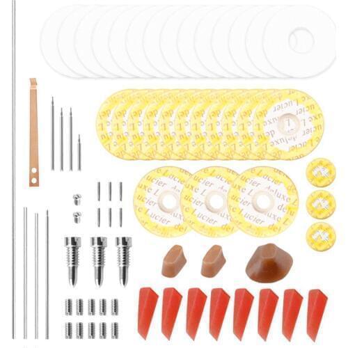 Professional Flute Repair Maintenance Tools Kit Screws+Gaskets+Pads+Dowels+Reed Musical Instrument Accessories And Case