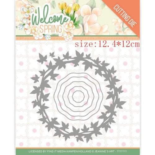 Sirius Circular garland Metal Cutting Dies Stencils Template for DIY Scrapbooking Embossing Paper Cards Album Making Craft Die