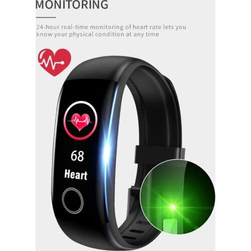 T10 Smart Band 0.95 inch IP68 Waterproof 0.96 Full View Color Screen 90mAh Stopwatch Pedometer Remote Camera Sport Wristband