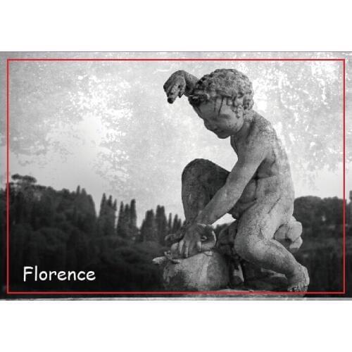 Souvenir Magnets Giardini di Boboli, Florence Travel Refrigerator Magnets 20510 Rectangle 78*54*3 mm