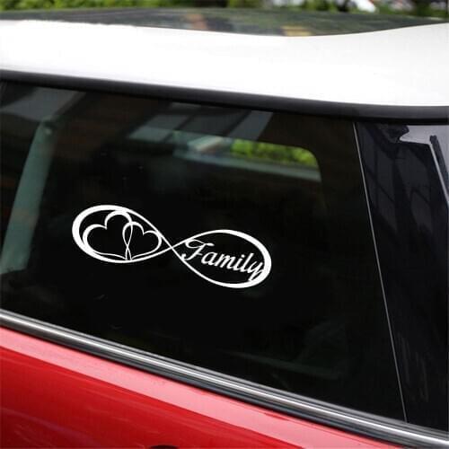 Waterproof love and family Car Rear window door Decals decor Vinyl frog car Sticker Laptop Removable Sticker decoration HY1672