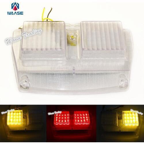 E-Marked Rear Tail Brake Turn Signal Integrated Led Light Clear For 1994 1995 1996 1997 1998 DUCATI 916 SP/SPS Biposto Monoposto
