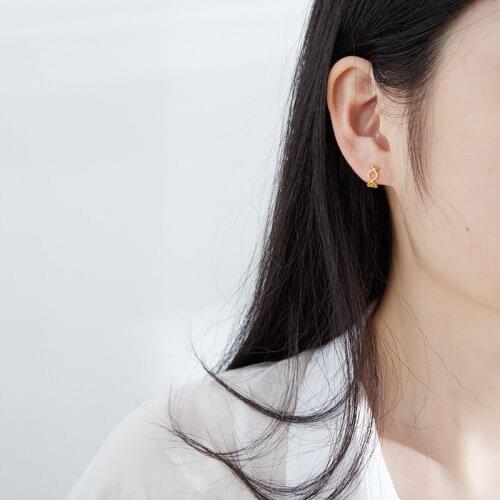 WTLTC Womens Hollow Geometric Hoop Earrings Twisted Small Hoops Earrings 925 Sterling Sliver Waved Earrings Piercing Jewelry