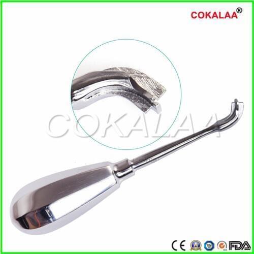 Dental Tooth Extraction Elevator Metal Handle Non-Slip Minimally Invasive Dental Elevator Cross
