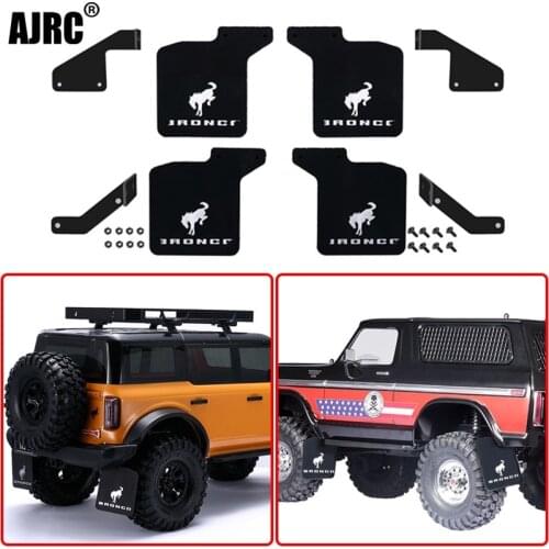 1/10 Rc Climbing Car Traxxas Trx-4 Bronco 92076-4 82046-4 Metal Rubber Mudguard