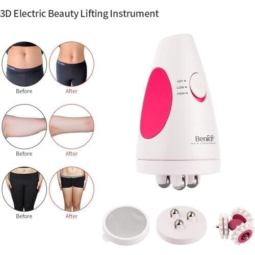 110V-220V 3D Massage Lose Weight Machine Roller Instrument Vibration Anti Cellulite Fat Burner Full Body Slimming Massage Tool