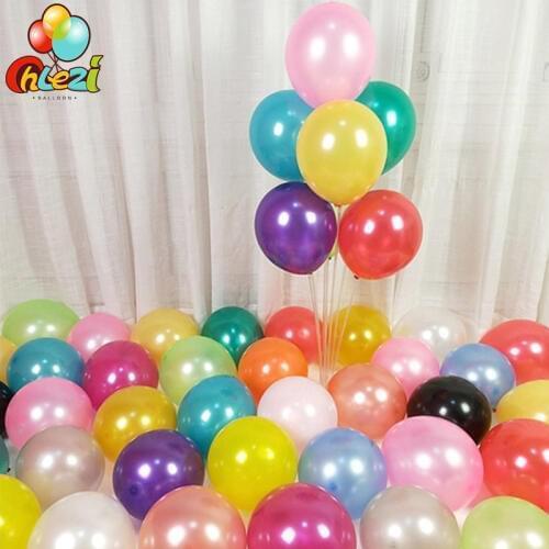 20/50 Pcs 10inch Pearl Latex balloons Wedding decoration Celebration Helium Globos baby shower kids toys Birthday balloon
