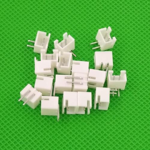 2000pcs male right angle material XH2.54 2pin 2.54mm 2pins Connector Leads pin Header XH-AW XH-2AW Free shipping