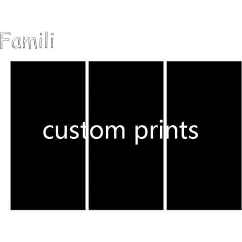 3 Piece Your Picture,Family or Baby Photo,Favorite Image, Personalized Pictures , Custom Print on Canvas Painting Room Decorate