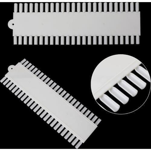 48 Tips Creamy White Practice Nail Art Polish Display DIY Color Chart Palette X7YB