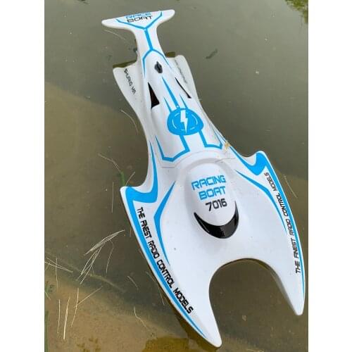 7016 17.8"Inch Remote Control Speed Boat Under Motor 35km/h "Crab Feet" Fast And Big Electronic Ship For Kids' Boys' Gifts