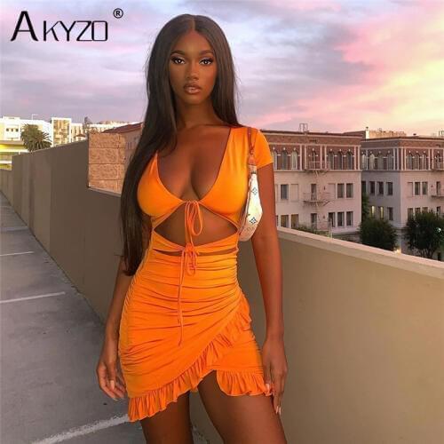 AKYZO Open Summer Dresses