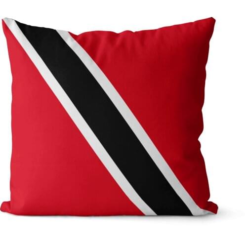 Flag of Trinidad-and-Tobago Velvet, Cotton Canvas square pillow cover cushion cover, used for sofa living room office party car