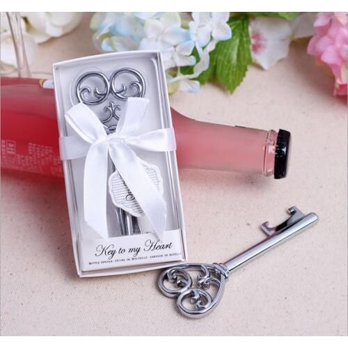 DHL Free Shipping+Wholesale Holiday Supplies Key to my Heart Bottle Opener Wedding favors and gifts,200pcs/lot usa