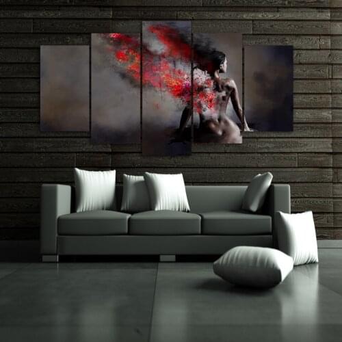 HD Printed Nude girl back color Painting on canvas room decoration print poster picture canvas Free shipping/ny-1516