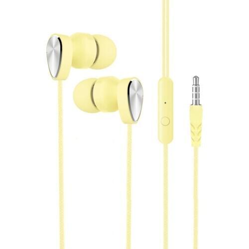 L106 Gaming Headset 3.5mm Plug Dynamic Wired Heavy Bass Stereo In-ear Phone Earphone with Mic