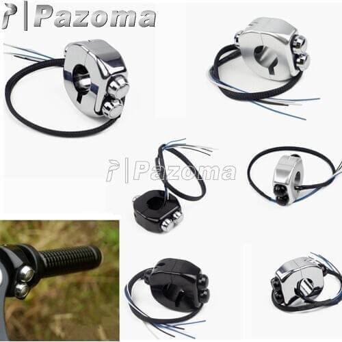 22/25mm Motorcycle M-Switch 3 in 1 Momentary Light E-Starter Horn Handlebar Controller Switches For Harley Cafe Racer Honda Bike
