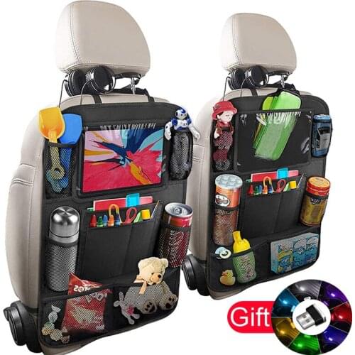 New Arrival Convenient Car Seat Back Organizer Multi-Pocket Storage Bag Box Case Car storage bag Tablet Holder Storage Organizer