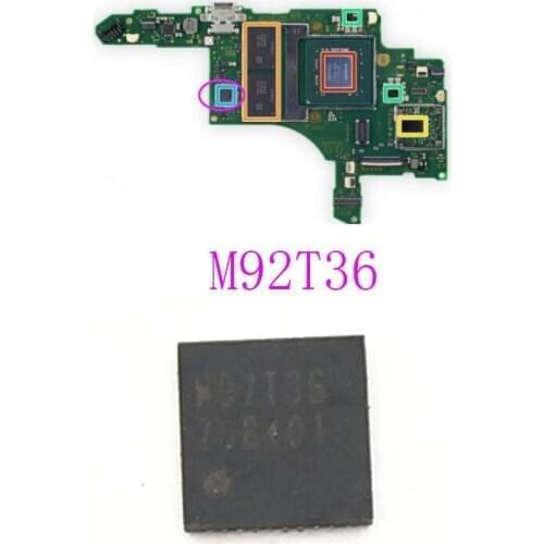 Original Replacement for Nintendo Switch Console Mother Board Power ic Chip Pulled M92T36 For NS