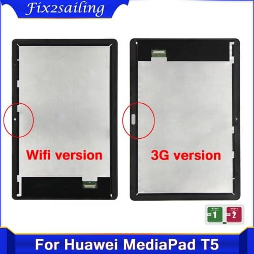 Original 10.1 inch Lcd For Huawei MediaPad T5 10 AGS2-L09 AGS2-W09 AGS2-L03 AGS2-W19 LCD Display Touch Screen Digitizer Assembly