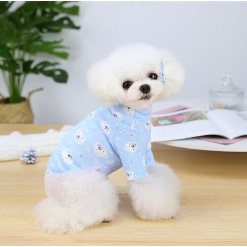 Autumn Dog Tee Shirt Cat Puppy Pajamas T-shirts For Dogs Costume Small Dog Clothes Doggie Apparel York Poodle Schnauzer Clothing