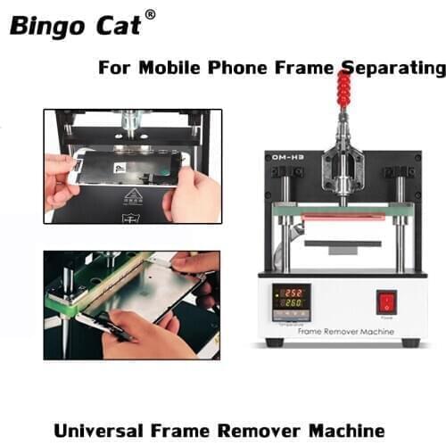 OCAMASTER OM-H3 LCD Frame Remove Separating Machine For iPhone X XS 11 pro max 6 6S 7 8 Plus LCD Screen Bezel Separator Repair
