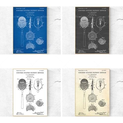 Affiche de brevet d’Ophthalmoscope. Optométrie, Doctor Office Decor, Eye Medical Art, Optical Shop Poster, Eye Clinic Wall Art