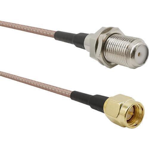 SMA-F Extension Cord SMA Male to F Female RG316 Adapter Coaxial Pigtail Cable F Type Jack to SMA Plug Pigtail Coaxial Cable