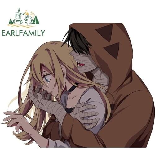 EARLFAMILY 13cm x 10.1cm for Isaac Foster Angels of Death Waterproof Car Sticker Personality Refrigerator Decal Vinyl Car Wrap