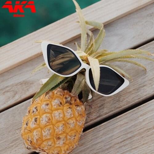 AKAgafas Cat Eye Sunglasses Woman Square 2021 Personality Shades Eyegalsses Vintage Retro Cateye Womens Glasses Oculos De Sol