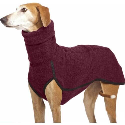 High Collar Pet Clothes for Medium Large Dogs Winter Warm Big Dog Coat Pharaoh Hound Great Dane Pullovers Mascotas Supplies