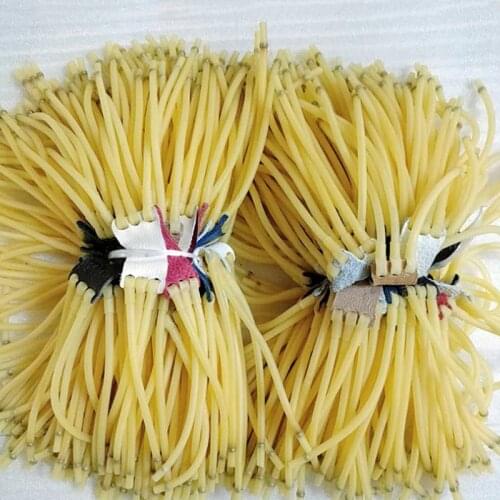1pcs 100% Brand New 1PCS Six Strips Elastic Elastica Bungee Rubber Band for Slingshot 3050 Catapult Replacement Shooting Band