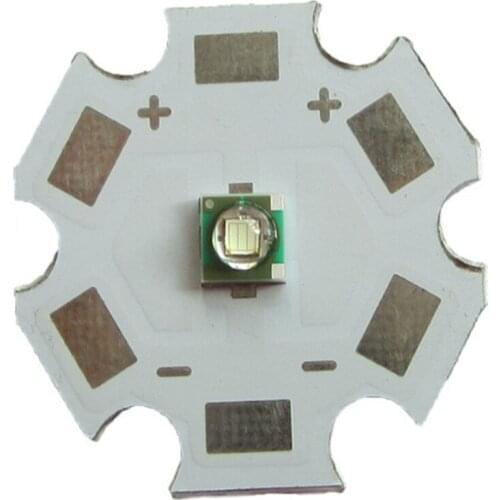 100pcs 3W LED SMD3535 chip UV Lamp beads high power Purple flash light 365 380 390 395 410 420 430nm with20mm pcb free shipping