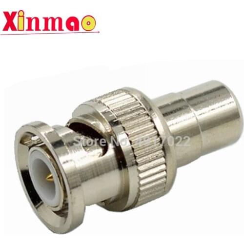 2PCS/5PCS/10PCS JR-B9 BNC to RCA Connector Small and short BNC connector for CCTV System Video Head To Lotus Head BNC To AV Hot