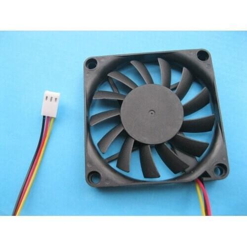 20 Pcs Brushless DC Cooling Fan 5V 7010S 13 Blades 70x70x10mm 3 pin Sleeve-bearing