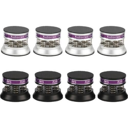 4PCs HIFI-Audio Speakers Amplifier Preamp DAC CD-Player Aluminum Anti-shock Absorber Foot Pad Feet Nail Pads Vibration