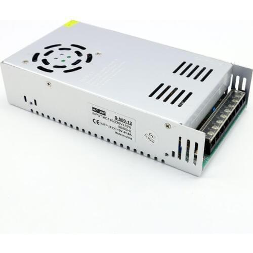 Led Power Supply Adapter 500W Constant Voltage 12V for Led Light Strip Display