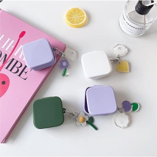 Cute Case With Keyring For Xiaomi Air 2 SE Silicone Protective Earphone Case Bluetooth Headphones Boxs Air2 SE Earbuds Cover