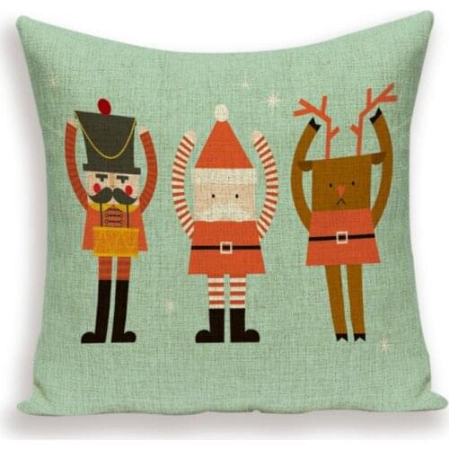 Cartoon Bear Style Pillow Cover Cute Animal Cushion Covers 45X45Cm Printed Decorative Pillows Case Bed Cushions Cases Almofadas