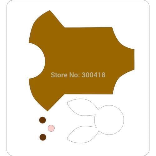 Wooden steel rule die for scrapbooking, baby suilt,15.8mm thick