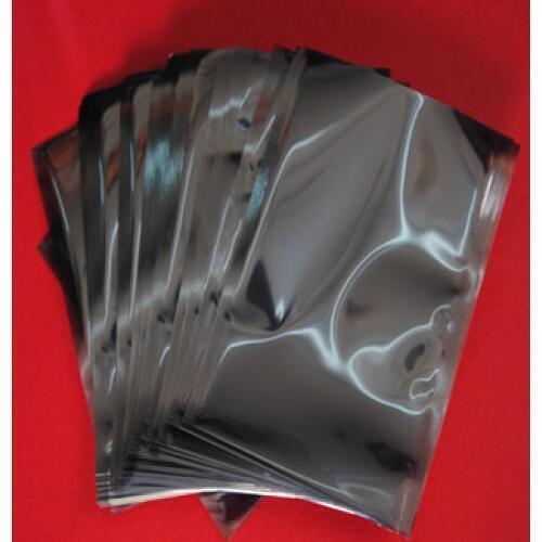 DHL 6*15cm Anti-Static Shielding Storage Bags ESD Anti Static Pack Bag Open Top Antistatic Package Bag