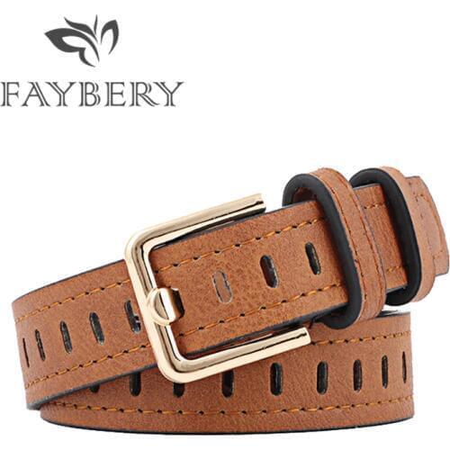 FAYBERY Women's Leather Belts