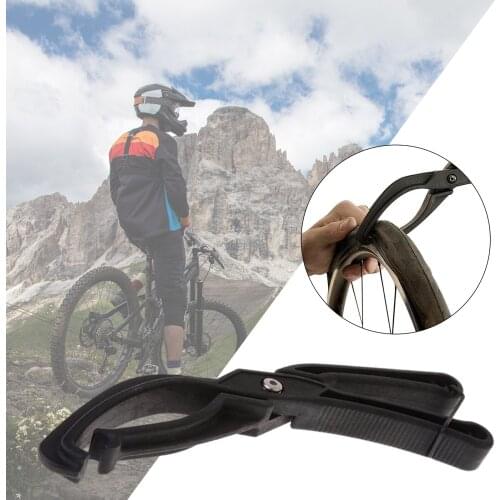 Black Bike Cycle Tire Removal Repair Wrench Tools Seating Clamp Clip Pliers