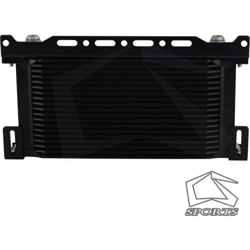 19 Row Engine Oil Cooler Kit+Sandwich Plate adapter Fit For LS1 LS2 LS3+Bracket Kit