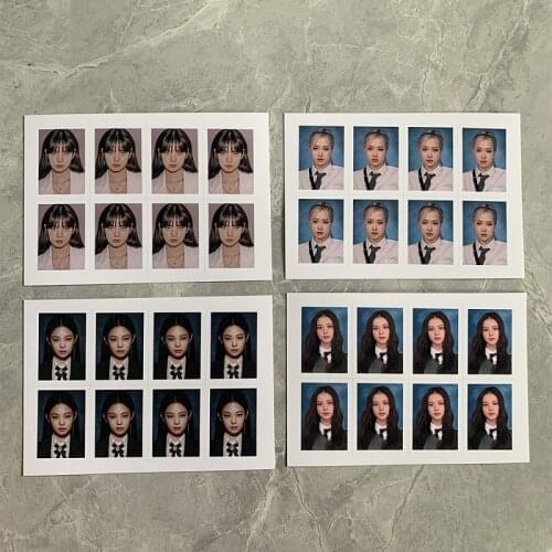 KPOP BP Same One-inch Photo ID Card ID Photo BLINK Peripheral Postcard ID Photo Hot Sale