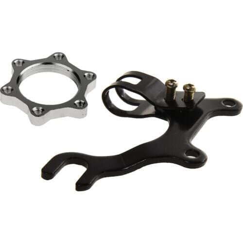 Bicycle Bike Disc Brake Bracket Frame Adaptor Mounting Holder+Flange Adapter